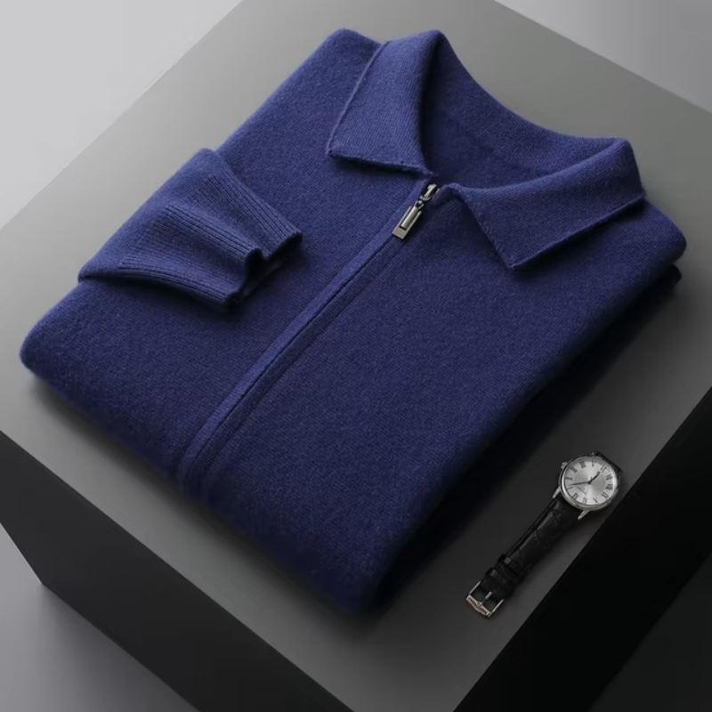 Robert | Men's Zip Up Sweater