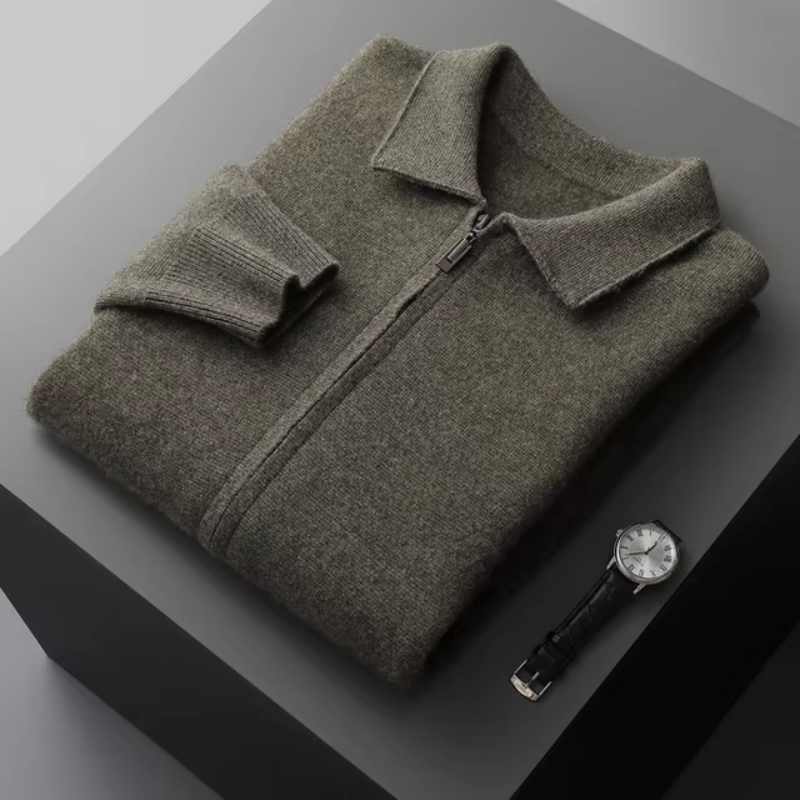 Robert | Men's Zip Up Sweater